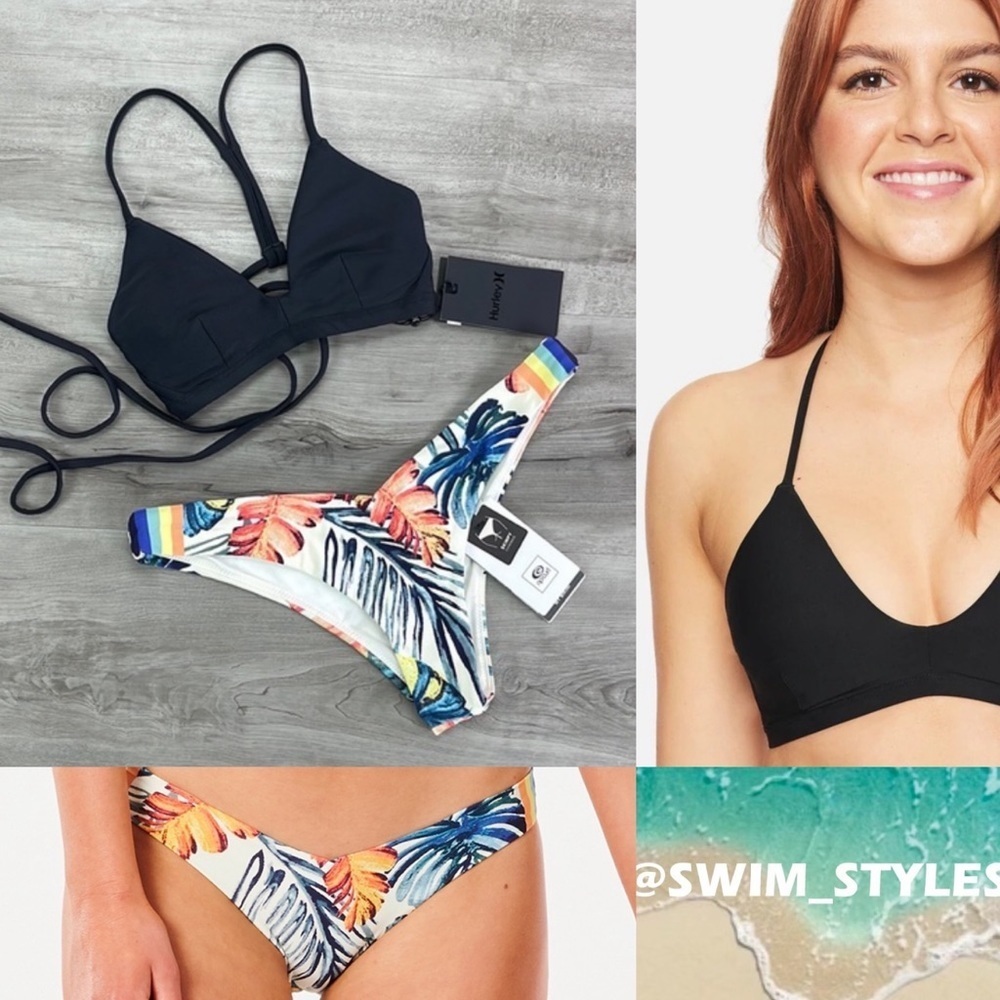 ☀️HURLEY☀️ RIP CURL☀️ SAYULITA SKIMPY PANT BIKINI SET